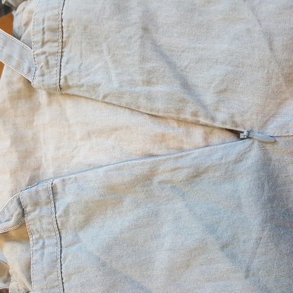 Fabletics Blue Chambray Romper - Picture 4 of 7